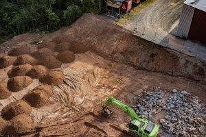 Erdbau_Tiefbau_Stadtwald_Marburg_Bagger_Aushub