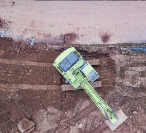 Stadtwald_Marburg_Tiefbau_Erdbau_Bagger_Aushub